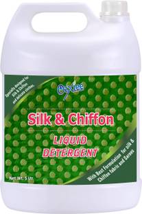 Ozxiee Silk & Chiffon Wash Liquid Detergent (5L) Specially Formulated For Silk Fabric Floral Liquid Detergent