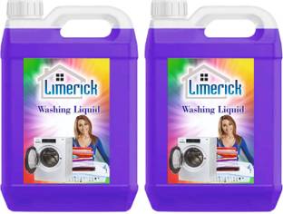 LIMERICK Washing machine liquid detergent top load and front load (purple 10 ltr) Multi-Fragrance Liquid Detergent