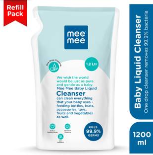 MeeMee Baby liquid cleanser for bottle ,food grade,accessories ,vaggie, kills 99% germ Liquid Detergent