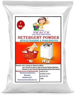 swacch DETERGENT POWDER HIGH FOAM 5KG Jasmine Liquid Detergent