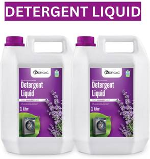 ZEROIC Natural Liquid Detergent with Lavender Extract Fabric Softener & Stain Remover Lavender Liquid Detergent