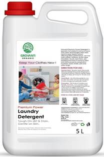 GROVANTI ORGANIC Liquid Detergent, Suitable for top and front load for Machine Laundry Liquid Floral Liquid Detergent