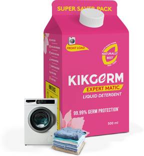 Kikgerm Naturally Best FRONT LOAD Liquid Detergent | No Harmful Chemicals Floral Liquid Detergent