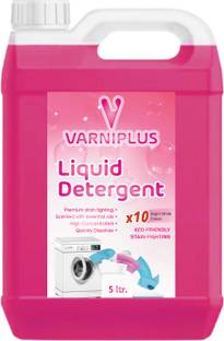 VARNIPLUS PINK LIQUID 5 Ltr TOP & FRONT LOAD Vanilla Liquid Detergent
