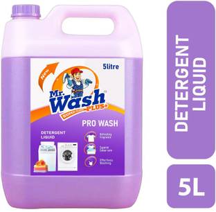 Mr. Wash PLUS+ MR WASH PLUS Liquid Detergent Laundry Front Load/Top Load/Bucket Wash - LAVANDER 5L Lavender Liquid Detergent