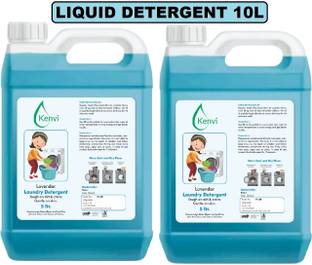 KENVI Best Liquid Detergent Suitable For Front Load And Top Load Washing Machine Combo Aqua Liquid Detergent
