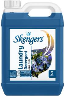 skengers Laundry for Professional Fabric Care|Best For Machine Wash|Top-Load & Front Load Aqua Liquid Detergent
