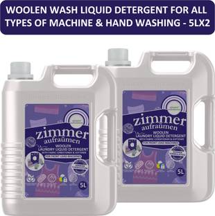 zimmer aufraumen Woolen Liquid Detergent 5L+ Woolen Liquid Detergent 5L Combo. French Fragrance. Rose Liquid Detergent