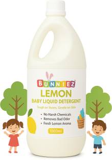 Bunniez Baby Laundry Detergent for Baby Clothes Kills Bacteria Free From Harsh Chemicals Lime Liquid Detergent