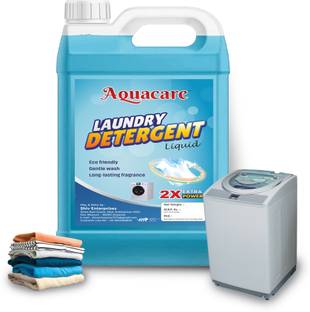 Aquacare Laundry Detergent Liquid Gel All-Purpose Cloth Cleaner for Laundry and Home Lime Liquid Detergent