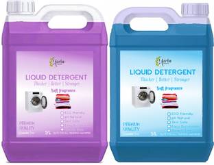 Harbe Laundry Wash, For FRONT & Top Load MACHINE, BLUE & PURPLE Liquid Detergent 10L Fresh Liquid Detergent
