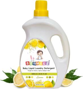 Bunniez Baby Laundry Detergent for Baby Clothes Kills Bacteria Free From Harsh Chemicals Lime Liquid Detergent