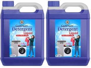 GLOWALITY Laundry Liquid Detergent For Top-Load And Front Load Washing Machine combo Classic Liquid Detergent