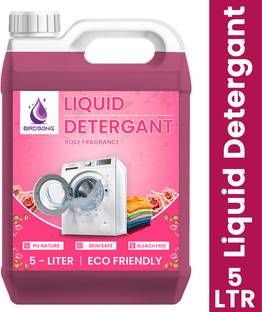 Birdsong High-Quality Laundry Liquid, Suitable for Top-Load :: Front-Load Washing Machine Rose Liquid Detergent