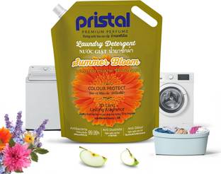 Pristal 6 in 1 Premium Perfume Summer Bloom Laundry Detergent 2L Refill Pack Floral Liquid Detergent