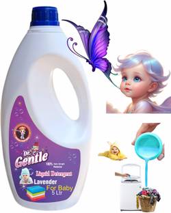 DOCTORGENTLE 5 Ltr Lavender Baby Cloths Liquid Detergent Lavender Liquid Detergent