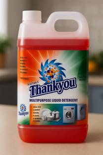 Thank You Multipurpose Liquid Detergent 1 L For Clothes, Utensils & Bucket Wash Rose Liquid Detergent