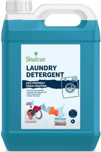 Shatras Liquid Detergent 5 Liter | Laundry Liquid For Fabric Care Lime Liquid Detergent