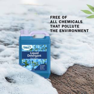 M&C Liquid Detergent Blue, All type for cloth, use for top and front load (10 L) Floral Liquid Detergent