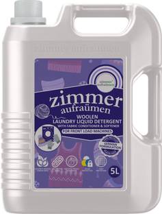zimmer aufraumen Front Load Machine Washing Liquid Detergent for Woolen, Winterwear, Chiffon & Silks - 5L Liquid Detergent