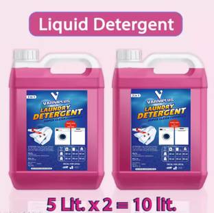 VARNIPLUS PREMIUM LIQUID DETERGENT 5+5 LTR Multi-Fragrance Liquid Detergent