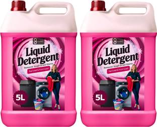 Sunita Dreams High-Quality Laundry Liquid, Suitable for Top&Front Load Machine Rose 10L... Rose Liquid Detergent