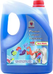 RELDOR Heavy Premium Liquid Detergent suitable for washing machine and Handwash 5ltr Floral Liquid Detergent