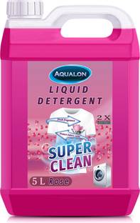 Aqualon Liquid detergent for all type of cloth top and front washing machine, hand wash Rose Liquid Detergent