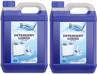FLISKO 10 Ltr Washing Machine Liquid Detergent Laundry Top Load/Bucket Wash Aqua Multi-Fragrance Liquid Detergent