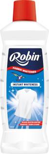 Robin Fabric Whitener Bleach,Makes Whites Whiter,Removes Tough Stains Liquid Detergent
