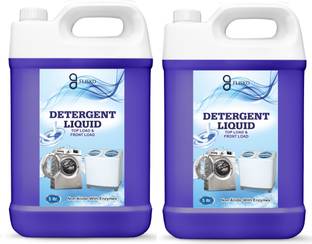FLISKO WASHING MACHINE & LAUNDRY COMBO DETERGENT LIQUID (10L FRONT& TOPLOAD DETERGENT) Multi-Fragrance Liquid Detergent