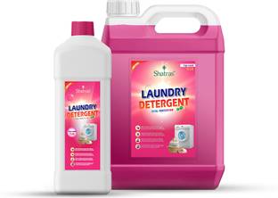 Shatras Bio Cleaning Solutions Natural Laundry Liquid, Caustic Free, Baby Safe,Non Toxic Lily Liquid Detergent