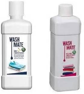Modicare WASHMATE (WOOLLEN & DELICATE FABRIC)& 5 IN 1 LIQUID DETERGENT PACK OF 2X500ML Floral Liquid Detergent