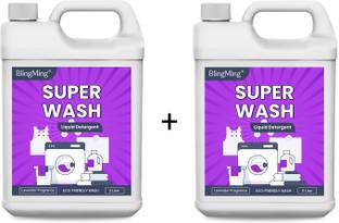 BlingMing Washing Machine Laundary Liquid Deterget For Front & To Load All Types Cloths Lavender Liquid Detergent