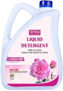 WNG Laundry Liquid for Fabric Care| Suitable for Top-Load and Front Load Machine Lily Liquid Detergent