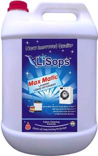 LiSops Max Matic Laundry Liquid Detergent 5 Litre Multi-Fragrance Liquid Detergent
