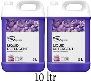 SAPTAM Liquid Detergent For all Types Of Clothes, Contain Natural Ingredients Lavender Liquid Detergent