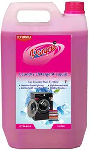 PanPro Washing Machine Liquid Detergent 5 Ltr,Suitable For Top Load And Front Load Multi-Fragrance Liquid Detergent