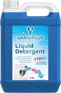 VARNIPLUS BLUE LIQUID DETERGENT 5 Ltr FONT & TOP LOAD Lavender Liquid Detergent