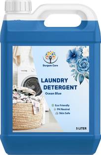 DURGAM CARE Concentrated Laundry Detergent for Fabric Care, for front & top load machine Floral Liquid Detergent