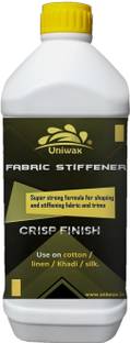 uniwax Fabric Stiffener, Liquid Starch/Fabric Hardener 1 Litre Fresh Liquid Detergent