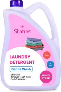 Shatras Liquid Detergent, Suitable For Top & Front load Washing Machine & handwash Rose Liquid Detergent