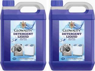 GLOWALITY DS 5Ltr+5Ltr liquid detergent Aqua Liquid Detergent Classic Liquid Detergent