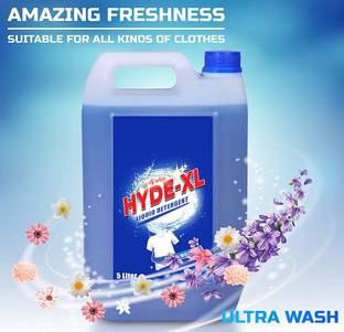 HYDE-XL Liquid Detergent 5L, Lavender, For Hand Wash, Front and Top Load Washing Machine Lavender Liquid Detergent