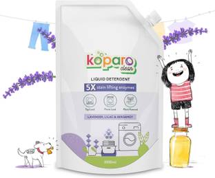 Koparo Natural Laundry Liquid Detergent | Non-Toxic | Eco-friendly | Tough on Stains | Lavender Liquid Detergent