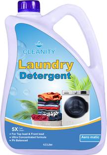 cleanity Liquid Detergent | Concentrated Laundry Liquid for washing machine Aqua Liquid Detergent