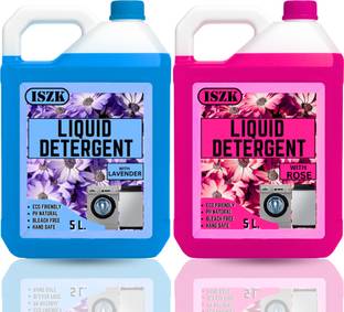 ISZK Liquid Detergent 10L Long-Lasting Fragrance & Biodegradable&Eco-Friendly Formula Lavender Liquid Detergent