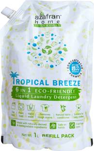 Azafran Home 6 in 1 Eco-Friendly Laundry refill pack Liquid Detergent
