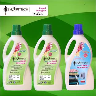 SHOPITECH Multi+Pack liquid detergent Suitable for top and front load Liquid Detergent Detergent Powder (Floral)