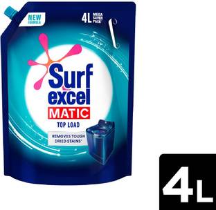 Surf excel Matic Top Load | Liquid Detergent | Refill Pouch Fresh Liquid Detergent